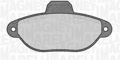 MAGNETI MARELLI 363916060220 -  Комплект тормозных колодок, дисковый тормоз